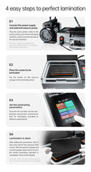 Maquina de laminado de pantalla adaptativa QianLi iWhole Series TH800 en Guatemala.