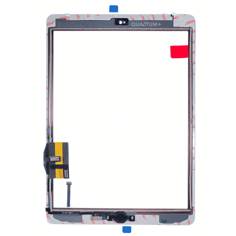 Reparación de pantalla de iPad 5 (2017) con home button preinstalado en Guatemala.