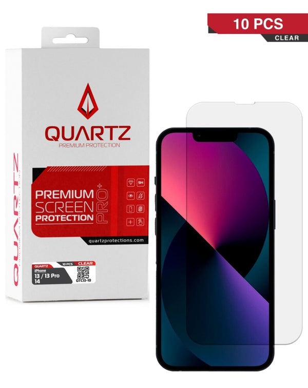 Tapa trasera de quartz transparente templada para iPhone 13 / 13 Pro / 14 / 16 en Guatemala, disponible en reparaciones de iPhone y talleres de Glass templado.