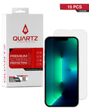 Protector de pantalla quartz clear iPhone 13 Pro Max / 14 Plus en pack de 10 unidades, ideal para proteger la pantalla de tu móvil en Guatemala.