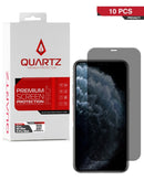 Protector de pantalla de vidrio templado privacy para iPhone XS Max / 11 Pro Max en Guatemala.