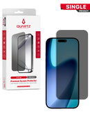 Protector de pantalla de vidrio templado con privacidad QUARTZ para iPhone Air en Guatemala, ideal para mantener tu pantalla protegida y tu privacidad a salvo.