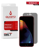 Protector de pantalla de vidrio templado privacy QUARTZ para iPhone en Guatemala.