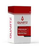 Compra al por mayor un pack de 50 vidrios templados transparentes Quartz para iPhone 15 Plus/15 Pro Max en Guatemala.