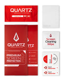 Protector de pantalla de privacidad QUARTZ para iPhone 14 Pro Max en Guatemala, disponible en mayoristas de accesorios para iPhone y talleres de reparación de celulares.