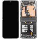 Pantalla OLED interna con marco Samsung Galaxy Z Flip 6 5G Silver Shadow