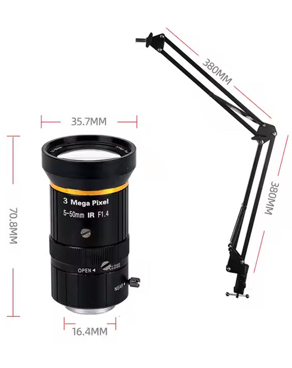 Compra el Soporte para cámara con boom suspendido Kailiwei 620+0550 en Guatemala, ideal para tus producciones audiovisuales.