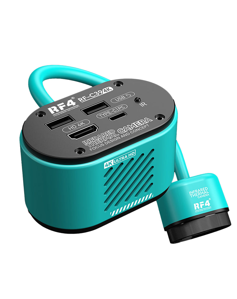 Encuentra el Microscopio trinocular estéreo RF4 RF-C39 con cámara 4K y cámara térmica en Guatemala para profesionales y mayoristas de laboratorios.