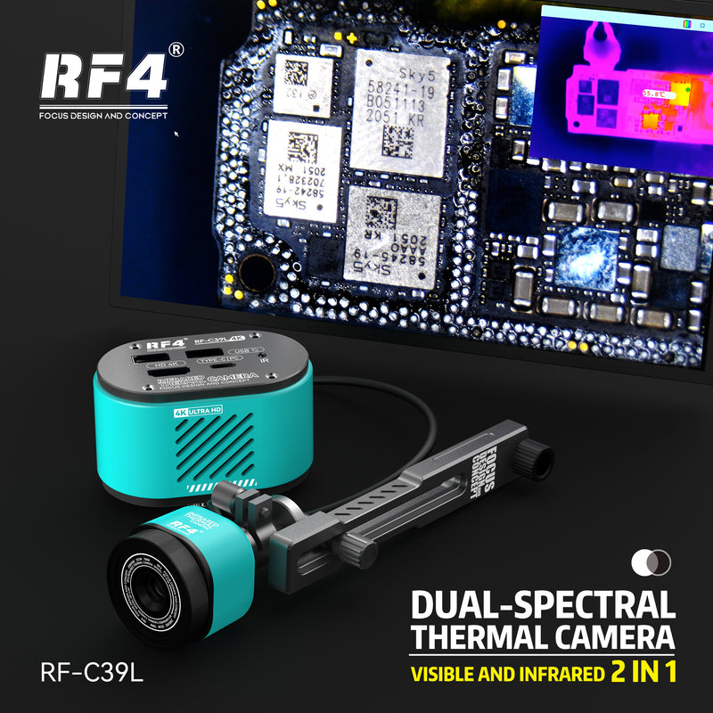 Venta de cámara térmica RF4 RF-C39L 2-en-1 con tecnología dual-espectral en Guatemala para aplicaciones industriales y de seguridad.