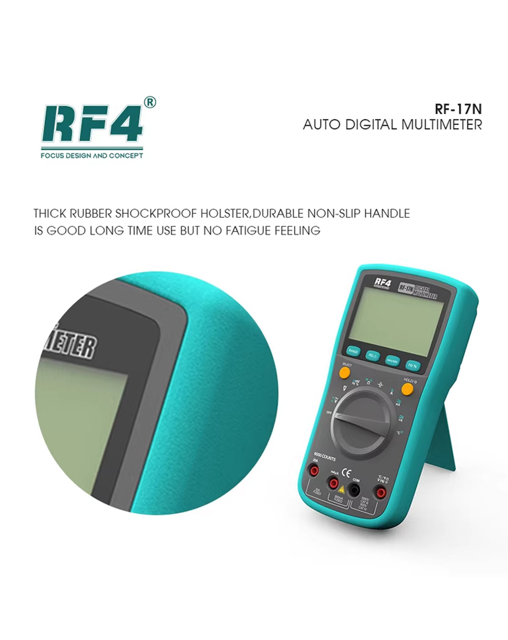 Multimeter Rf4 Multimetro digital inteligente multifuncional RF4 RF-17N – Celovendo ...