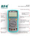 Encuentra el Multímetro Digital RF4 RF-17N en Guatemala, ideal para mayoristas en reparaciones y talleres eléctricos.