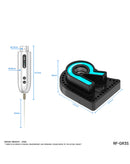 Máquina removedora de pegamento RF4 GR3S con base de carga, ideal para reparaciones de LCD y pantallas.