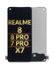 Reparación de pantallas OLED para Realme 8 Pro, Realme 8, Realme 7 Pro y Realme X7 en Guatemala.