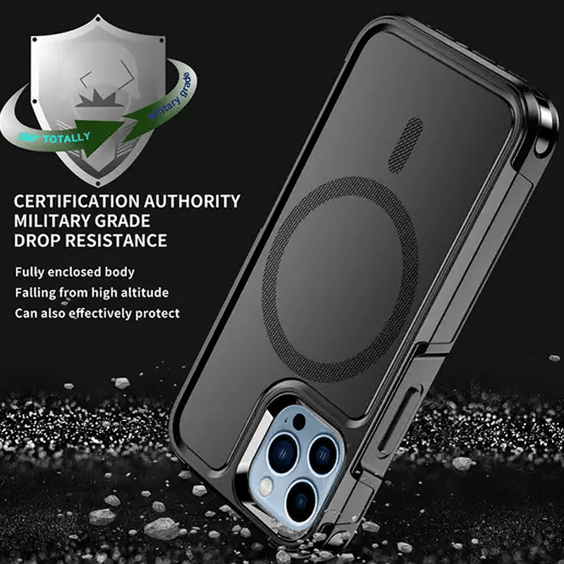 Protege tu iPhone 13 Mini con el resistente case Msafe REDPEPPER en Guatemala, disponible en nuestro taller de reparaciones.