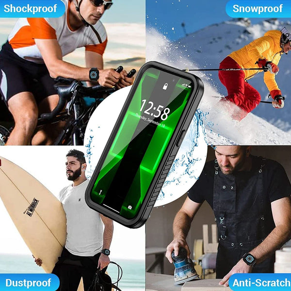 Encuentra el mejor case híbrido impermeable para tu iPhone 14 Pro Max en Guatemala con SlowBack.