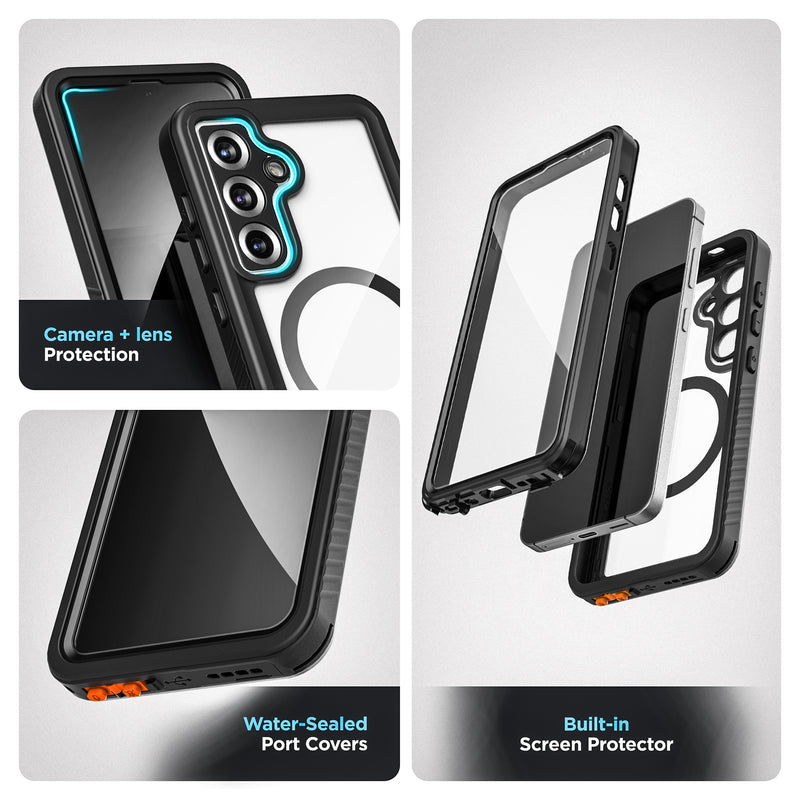 Protege tu Galaxy S25 con el case resistente al agua REDPEPPER FS Series en Guatemala.