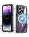 Compra el mejor case híbrido impermeable MFS Series para iPhone 15 Pro en Guatemala, con tecnología Magsafe de SlowBack.
