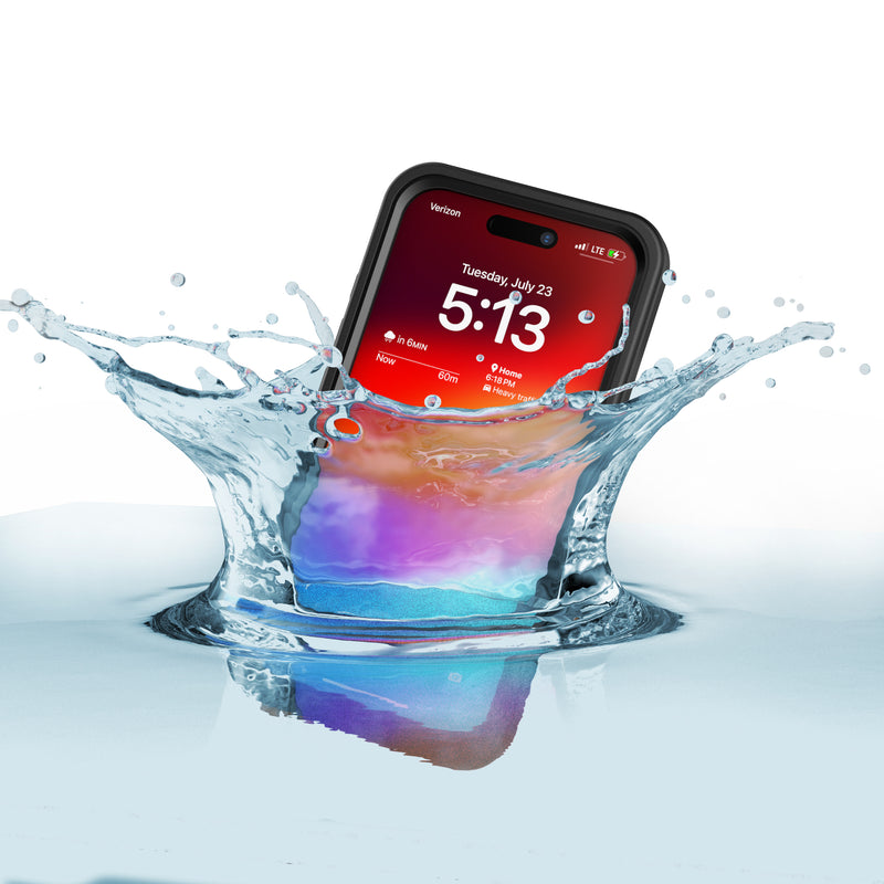 Protege tu iPhone 16 Pro con una tapa trasera híbrida waterproof de la serie MFS con Magsafe en Guatemala.
