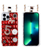 Encuentra la mejor funda con diseño de botella de perfume y piedras grandes en Guatemala para tu iPhone 13 Pro en SlowBack, mayorista de accesorios estéticos.