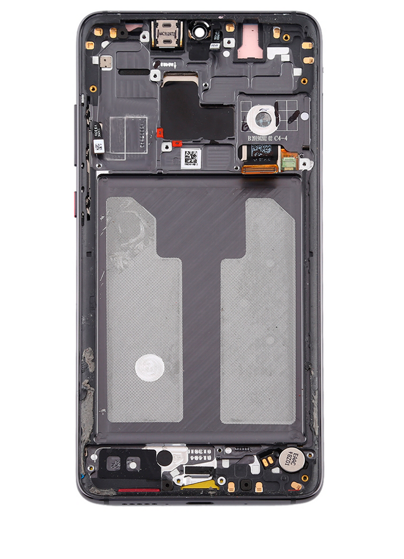 Compra pantallas Huawei Mate 20 en Guatemala, mayorista de pantallas OLED en color negro con marco y etiquetas incluidas.