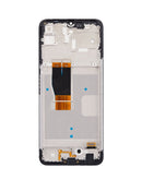 Pantalla con marco para T-Mobile Revvl 6X Pro 5G disponible en Guatemala para reparaciones de pantalla.