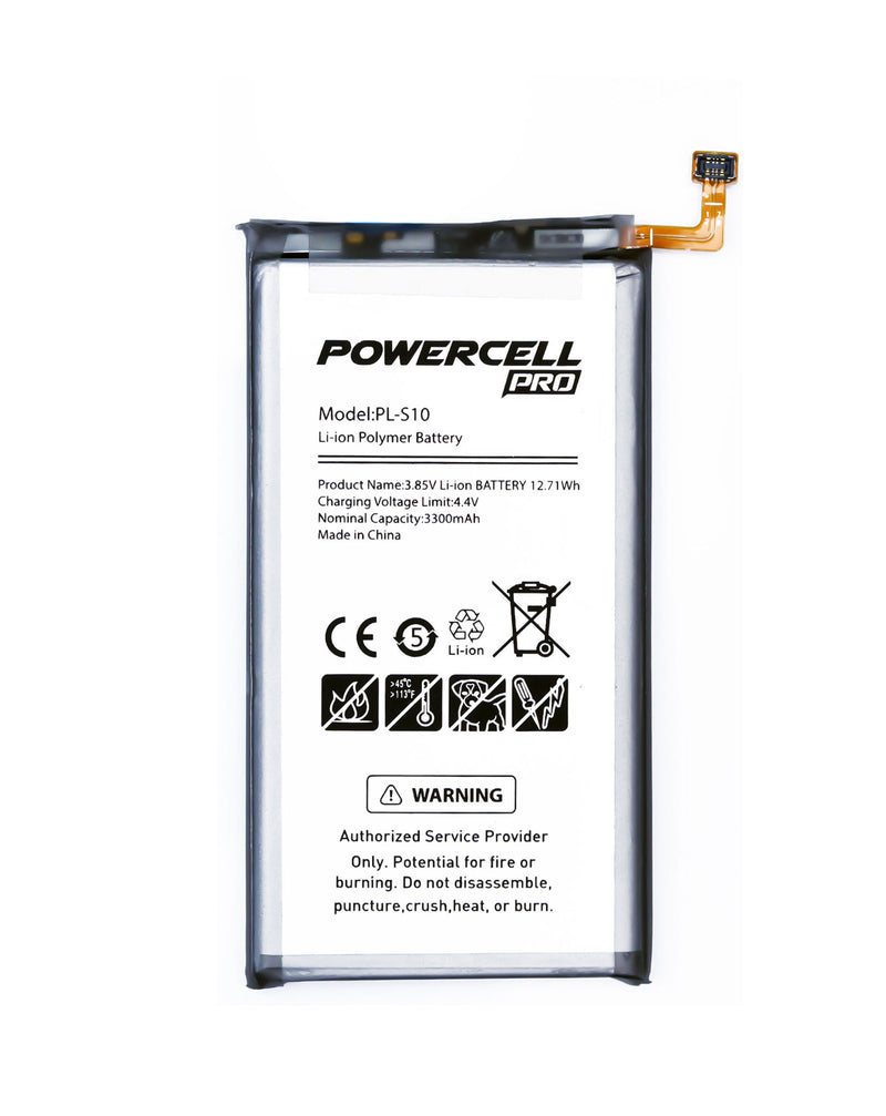Encuentra la mejor batería POWERCELL PRO para Galaxy S10 en Guatemala, en talleres de reparación autorizados y mayoristas.