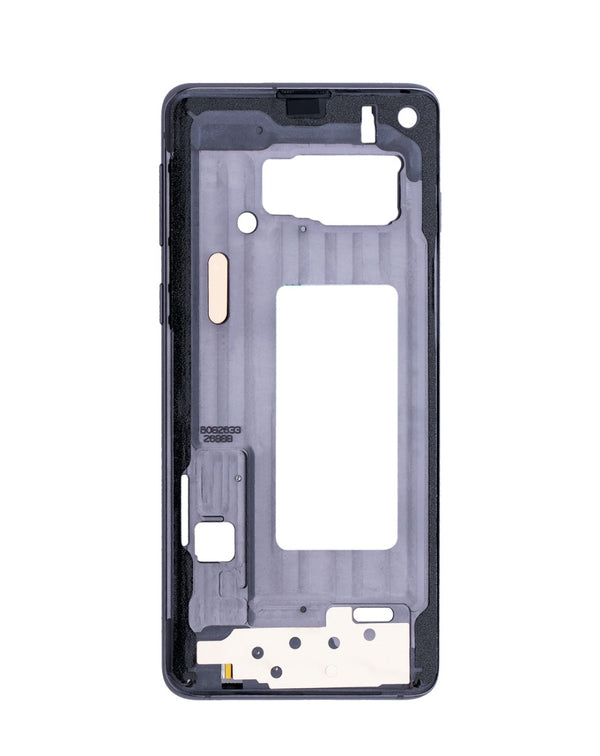 Compra la carcasa intermedia negra para Samsung Galaxy S10 en Guatemala, perfecta para reparaciones y cambios de carcasa.