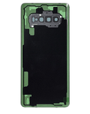 Tapa trasera con lente de cámara y adhesivo para Galaxy S10 Plus en Guatemala, disponible en BajoPPLCD para reparaciones de Samsung.