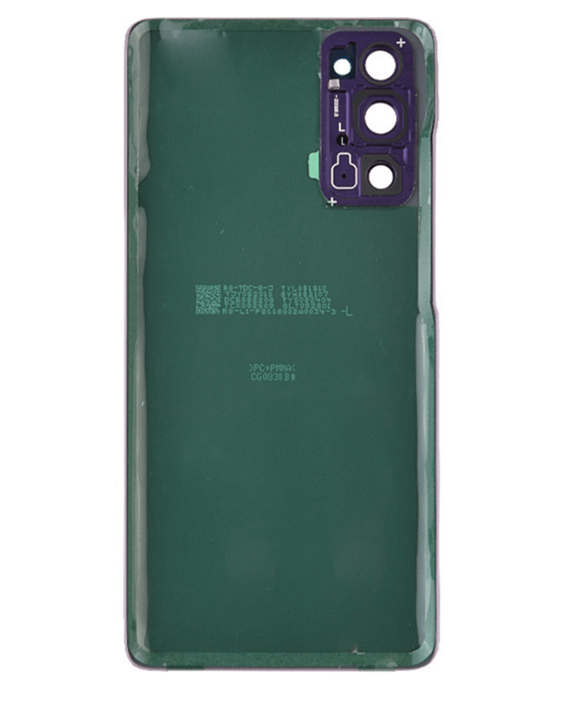 Tapa trasera con lente de cámara para Samsung Galaxy S20 FE en Guatemala, perfecta para reparaciones y disponible en color Cloud Lavander.