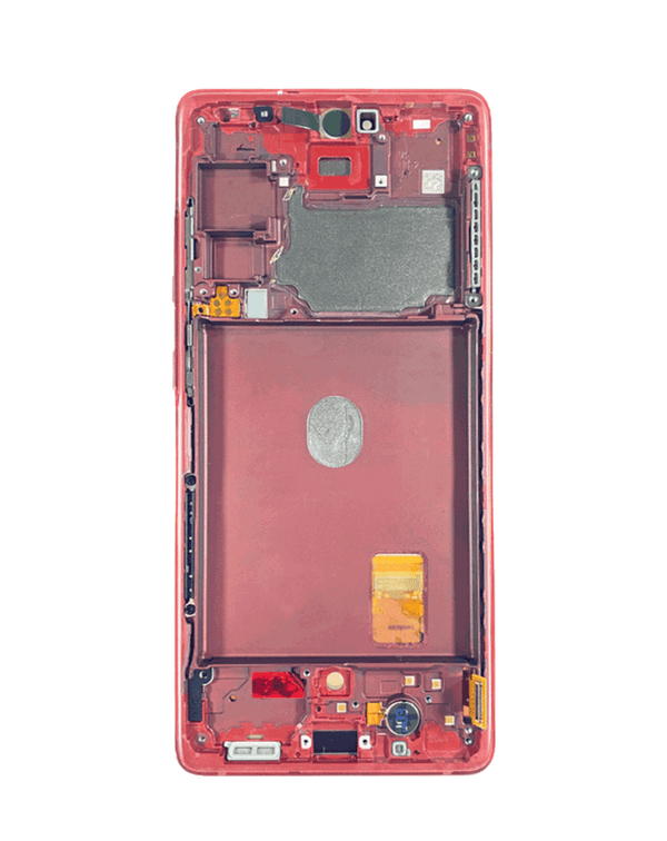 Reparación de pantalla original con marco Samsung Galaxy S20 FE G780 OLED en Guatemala.