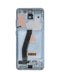 Reparación de pantalla OLED con marco para Galaxy S20 en Guatemala, disponible en color Cloud Blue.
