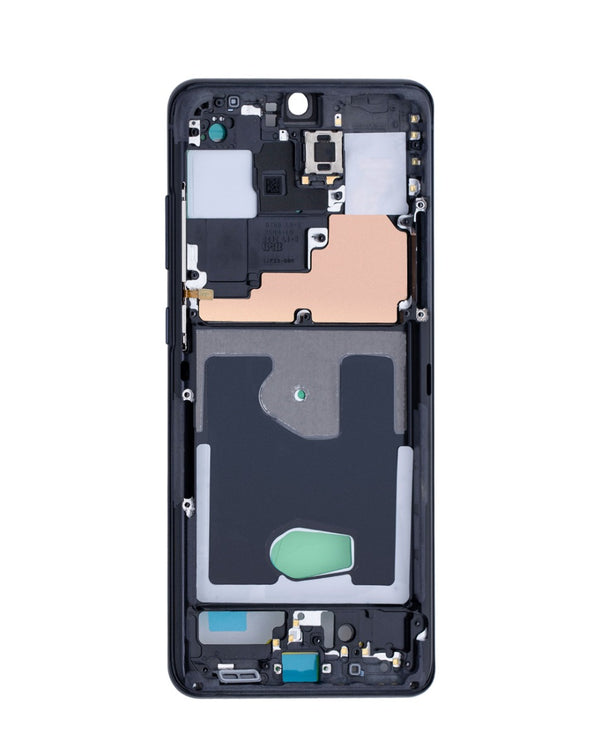 Encuentra la carcasa de marco medio para Samsung Galaxy S20 Ultra 5G en Guatemala con Cosmic Black en reparaciones de mayorista.