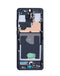 Encuentra la carcasa de marco medio para Samsung Galaxy S20 Ultra 5G en Guatemala con Cosmic Black en reparaciones de mayorista.