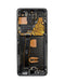 Marco con pantalla Premium para Galaxy S20 Ultra en color Cosmic Black disponible en Guatemala para reparaciones de pantallas OLED.