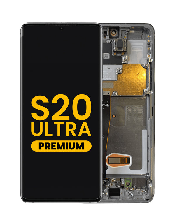 Reparación de pantalla con marco para Samsung Galaxy S20 Ultra en Guatemala.