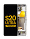 Reparación de pantalla con marco para Samsung Galaxy S20 Ultra G988 (CLOUD WHITE) en Guatemala.