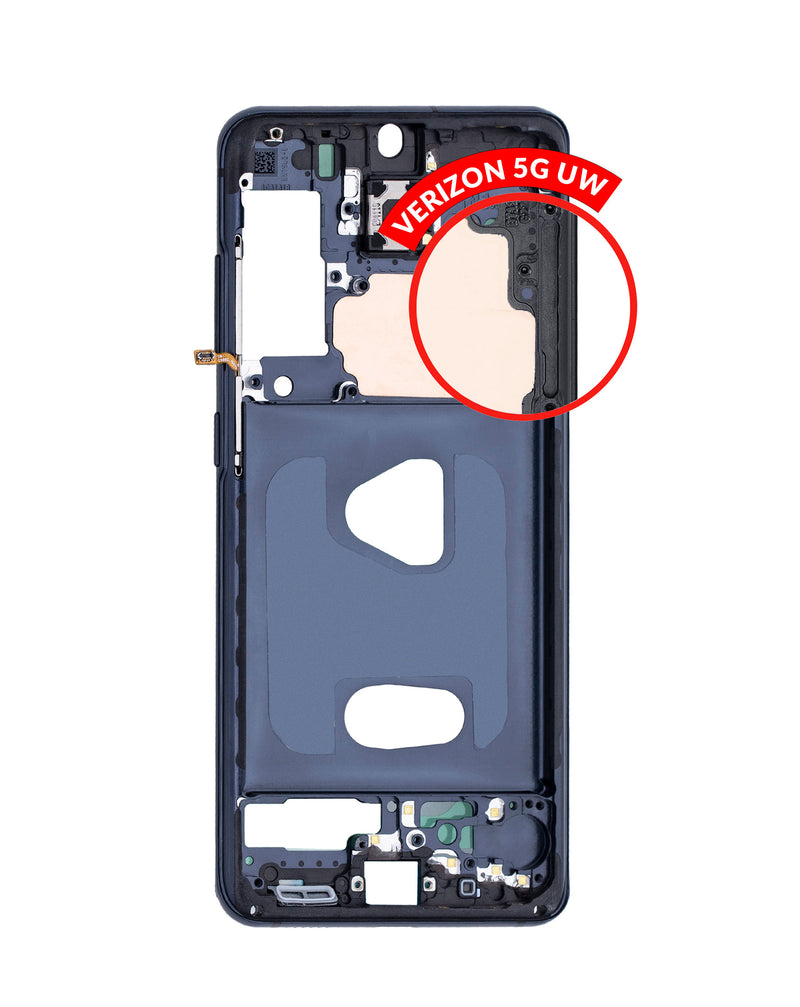 Encuentra la carcasa de marco medio en color Cosmic Black para Samsung Galaxy S20 en Guatemala, al mejor precio de mayorista.