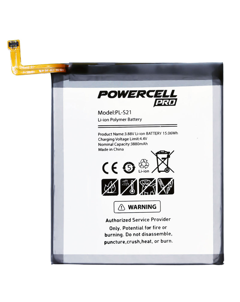 Encuentra la batería POWERCELL PRO para tu Samsung Galaxy S21 en Guatemala, de la tienda con los mejores precios para mayoristas y reparaciones.