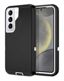 Protege tu Samsung Galaxy S21 con esta resistente funda Heavy Duty en negro y blanco en Guatemala.