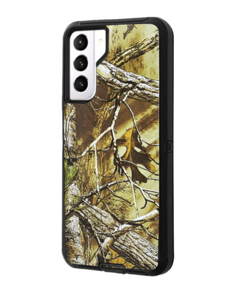 Encuentra la mejor funda Heavy Duty Galaxy S21 Plus en Guatemala para una protección duradera y resistente, disponibilidad en CAMO BLACK.