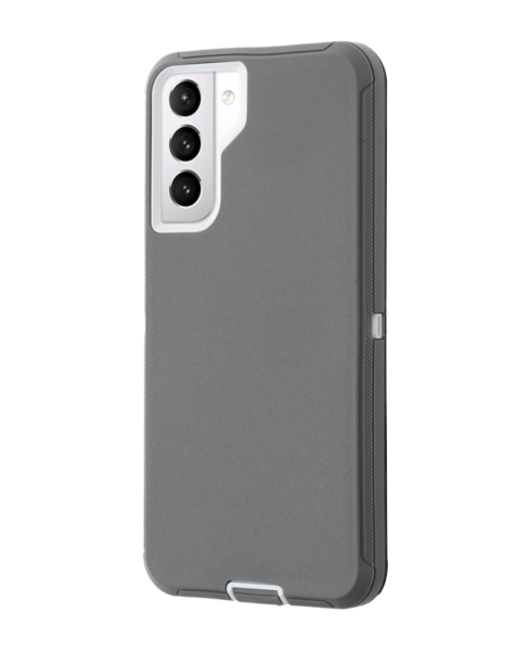 Encuentra el mejor Case Heavy Duty para Samsung Galaxy S21 Plus en Guatemala con variedad de colores como DARK GRAY & WHITE en nuestro taller de reparaciones autorizado.