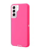 Encuentra la mejor funda heavy duty Samsung Galaxy S21 Plus en Guatemala con variedad de colores como hot pink y blanco en SlowBack, tu tienda de accesorios y mayorista.