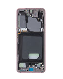 Compra la carcasa del marco medio en color violeta para Samsung Galaxy S21 versión norteamericana en Guatemala.