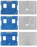 Plataforma de reballing BGA XinZhiZao AR 19-en-1 para Samsung Galaxy S20 a S25 Ultra, stencil de precisión.