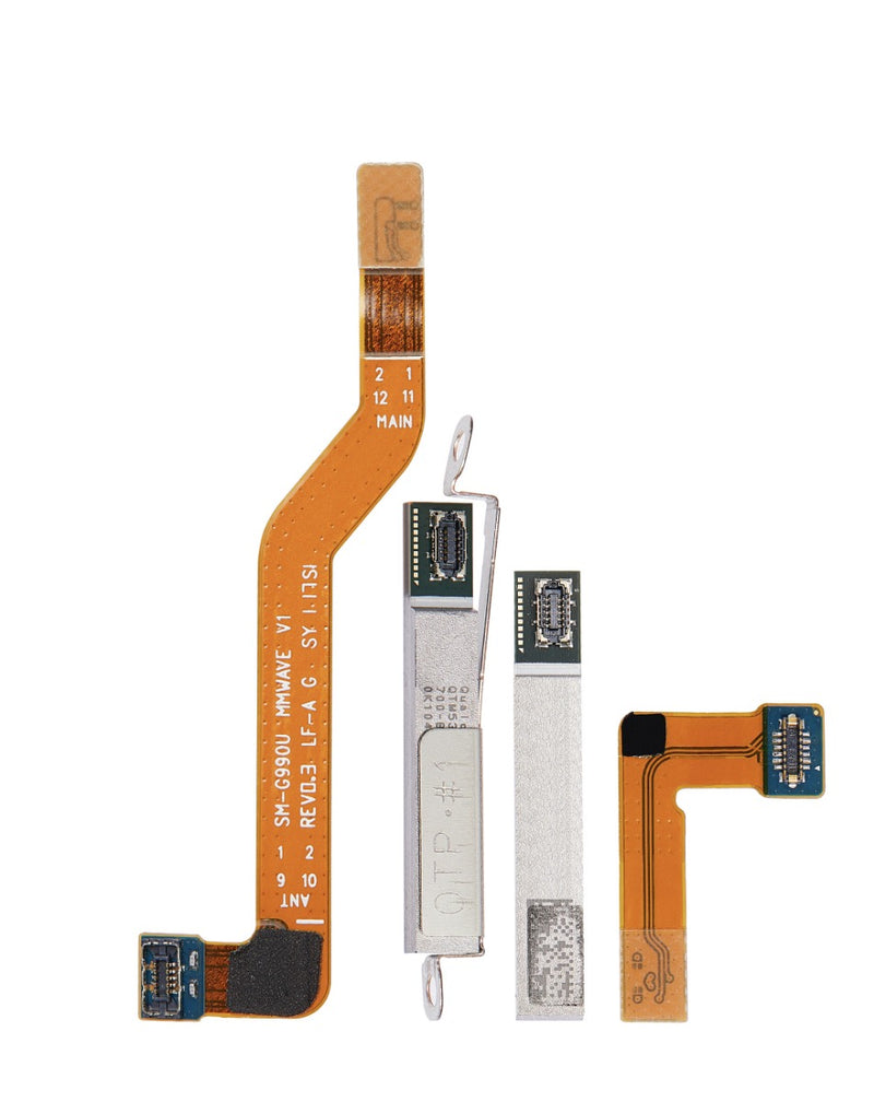 Encuentra el set de 4 piezas de cable flex de antena con módulo para Samsung Galaxy S21FE 5G en Guatemala para reparaciones y repuestos.