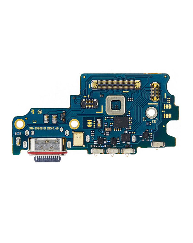 Reparación de puerto de carga con lector de SIM para Samsung Galaxy S21 FE 5G en Guatemala.