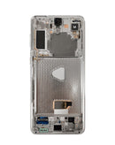Reparación de pantalla con marco para Samsung Galaxy S21 Plus 5G en Guatemala con pantalla OLED de color Phantom Silver.