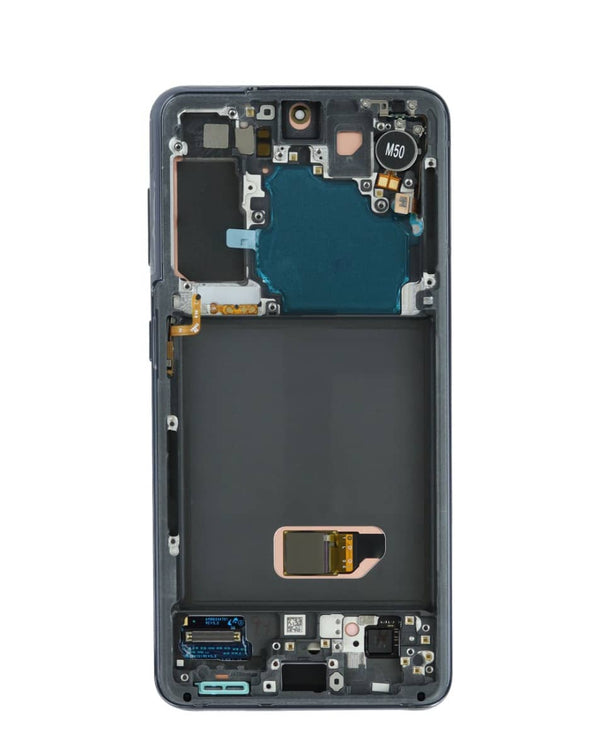 Reparación de pantalla OLED con marco para Samsung Galaxy S21 en Guatemala.