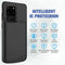 Protege tu Galaxy S21 Ultra con una funda protectora de carga slim de 4700mAh en Guatemala.