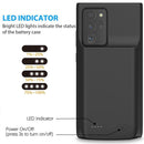 Protege tu Galaxy S21 Ultra con una funda protectora de carga slim de 4700mAh en Guatemala.